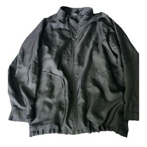 Jordan Black Mesh Lined Windbreaker Jacket XL Lightweight Full Zip